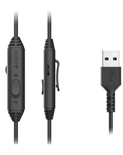 Наушники Fstyler FH100U (черный/желтый) A4tech