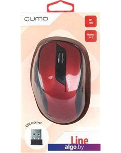 Мышь Line M62 (красный) Qumo