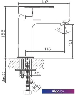 Смеситель HB10505 (хром) Haiba