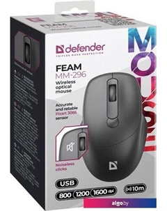 Мышь Feam MM-296 (черный) Defender