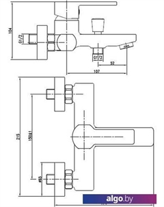 Смеситель Smart 63048 Cersanit