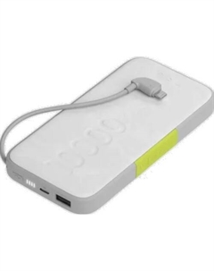 Внешний аккумулятор Infinity InstantGo Built-in USB-C 10000mAh (белый) Infinitylab