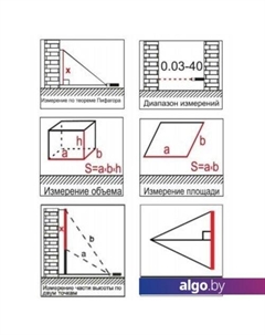Лазерный дальномер ЛД 40 Промо Elitech