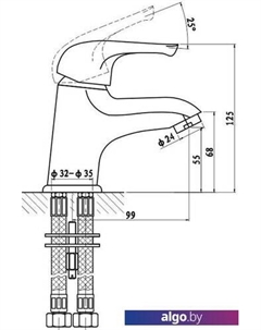 Смеситель Basic 6226257C Gross aqua
