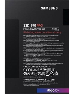SSD 990 Pro 2TB MZ-V9P2T0BW Samsung
