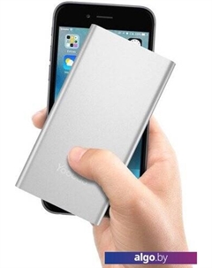 Портативное зарядное устройство A1 (серебристый) Yoobao