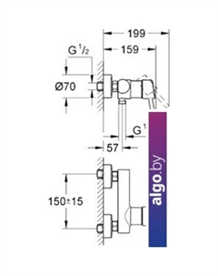 Смеситель Concetto 32210001 Grohe