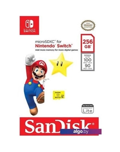 Карта памяти For Nintendo Switch microSDXC SDSQXAO-256G-GN3ZN 256GB Sandisk