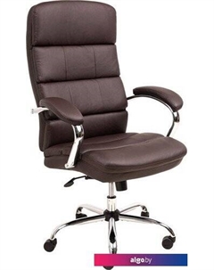 Кресло August Chrome Eco (темно-коричневый) Akshome