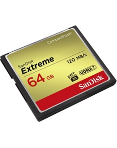 Карта памяти Extreme CompactFlash 64GB [SDCFXSB-064G-G46] Sandisk