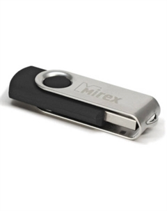 USB Flash Swivel Black 32GB [13600-FMURUS32] Mirex