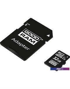 Карта памяти M1AA microSDHC M1AA-0320R12 32GB (с адаптером) Goodram