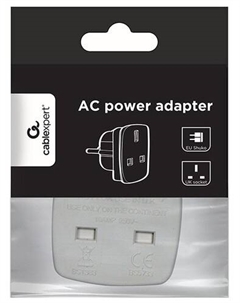 Адаптер A-AC-UKEU-001 Gembird