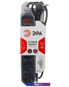 Сетевой фильтр USF-5ES-1.5M-B Эра