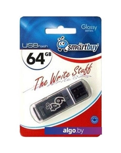 USB Flash Smart Buy Glossy series Black 64GB (SB64GBGS-K) Smartbuy