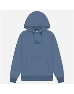 Мужская толстовка Brushed And Emerized Diagonal Fleece Logo Hoodie C.p. company