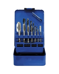 Набор сверл (2,5-10,2), метчиков(М3-М12), 15 предметов// Сибртех