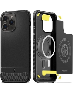 Чехол для телефона Spigen Rugged Armor Mag Magsafe iPhone 14 Pro Max Matte (черный) Samsung