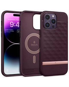Чехол для телефона Caseology Parallax Mag Magsafe для iPhone 14 Pro Max (бордовый) Samsung