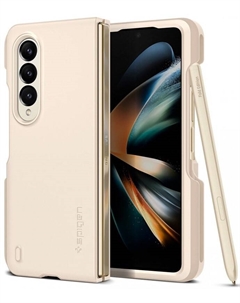 Чехол для телефона Thin Fit P для Galaxy Z Fold 4 (бежевый) Spigen