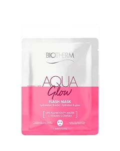 Тканевая маска Aqua Glow с витаминным комплексом для увлажнения и сияния кожи 31 Biotherm
