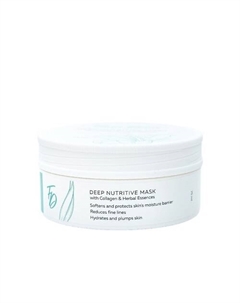 Питательная крем-маска с морским коллагеном и экстрактами трав для лица, шеи и декольте 75 Fleur delis