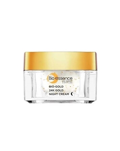 Омолаживающий ночной крем с Золотом 24К для лица 40 Bio essence