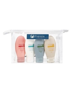 Travel kit Набор для путешествий, шампунь и кондиционер для волос, лосьон, гель Pogonia
