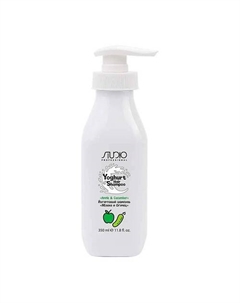 Йогуртовый шампунь для волос Яблоко и Огурец 350 Kapous