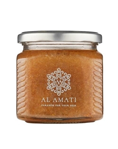 Разогревающий скраб для тела с экстрактом ореха пекан 390 Al amati paradise for your skin