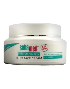 Успокаивающий крем для лица с 5% мочевиной Relief для очень сухой кожи 50 Sebamed