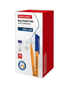 Набор ручек шариковых SOLAR Brauberg