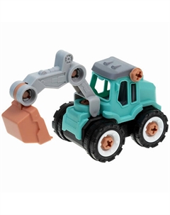 Конструктор Новостройка Экскаватор 1toy