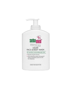 Гель для умывания Liquid Face & Body Wash для чувствительной проблемной кожи лица и тела 300 Sebamed