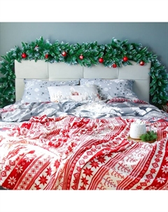 Постельное бельё евро «» Snow time, бязь Этель