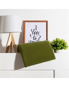 Плед «» зелёный 150×180 см, 160 г/м², 100% п/э Экономь и я