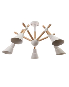 Люстра 1060/5WT E27 60 Вт белый 73×73×60 см Bayerlux