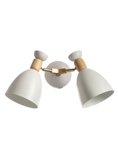 Бра «Канди» 2хЕ27 40 Вт белый 35×12×22 см Bayerlux