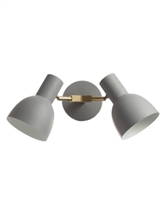 Бра «Виталия» 2хЕ27 40 Вт серый 18×12×38 см Bayerlux