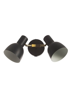 Бра «Виталия» 2хЕ27 40 Вт черный 18×12×38 см Bayerlux