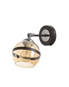 Бра «Ремес» 1хЕ27 40 Вт черно-хромовый 24×13×18 см Bayerlux