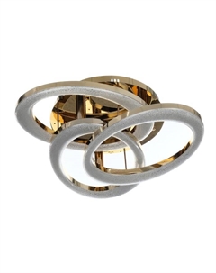 Люстра с ПДУ «Монса» 3хLEd=144 Вт 3000-6000К золото 57×57×19 см Bayerlux