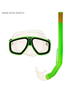 Набор для плавания : маска, трубка, цвета МИКС Onlytop