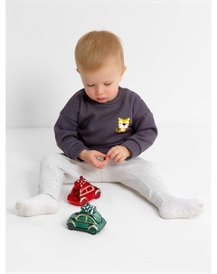 Свитшот детский, цвет графит, рост 68-74 Minaku