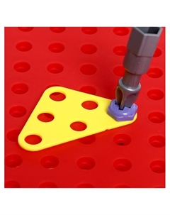 Конструктор в чемоданчике «Крутые гонки», с электрическим шуруповёртом, 4 карточки, 57 деталей Эврики