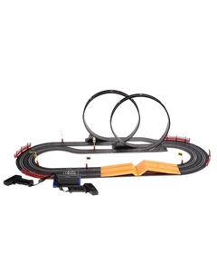 Автотрек TOP TURBO, с 2 машинами, 1:43, длина трасы 560 см, работает от сети Автоград