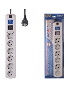 Сетевой фильтр HV6 5 м (белый) Most