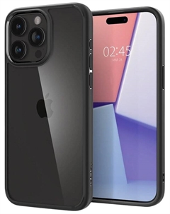 Чехол Ultra Hybrid iPhone 15 Pro (черный) Spigen
