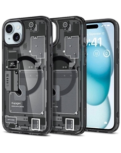 Чехол Ultra Hybrid MagFit iPhone 15, zero one Spigen
