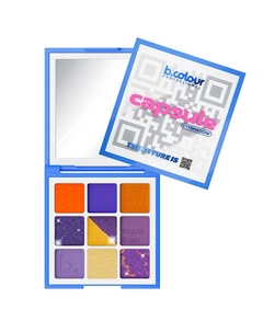 Тени для век палетка: матовые, блестящие CAPSULE B.colour professional